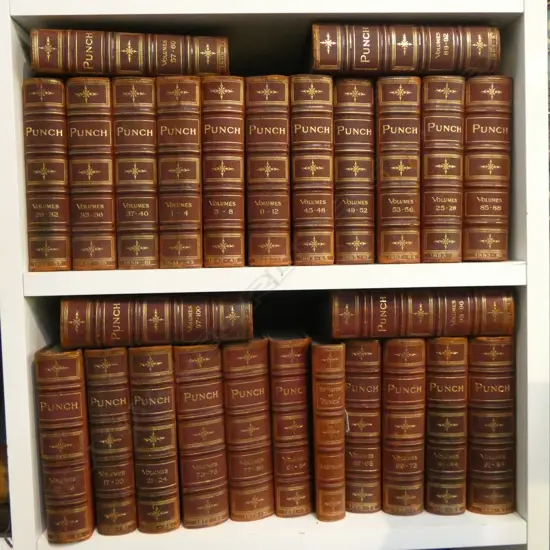 PUNCH MAGAZINE BOUND COLLECTION (VOL. 1-100) INCL. 'THE HISTORY' PUB. 1895