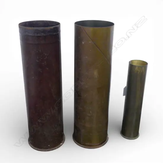3 BULLET SHELLS H.370mm
