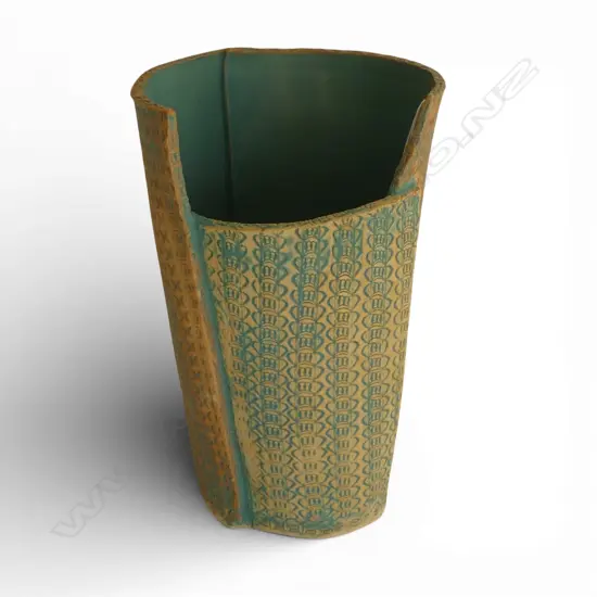 STUDIO POTTERY VASE, BY AN ISRAELI POTTER GOLDEN BAY, UNMARKED H.350mm
