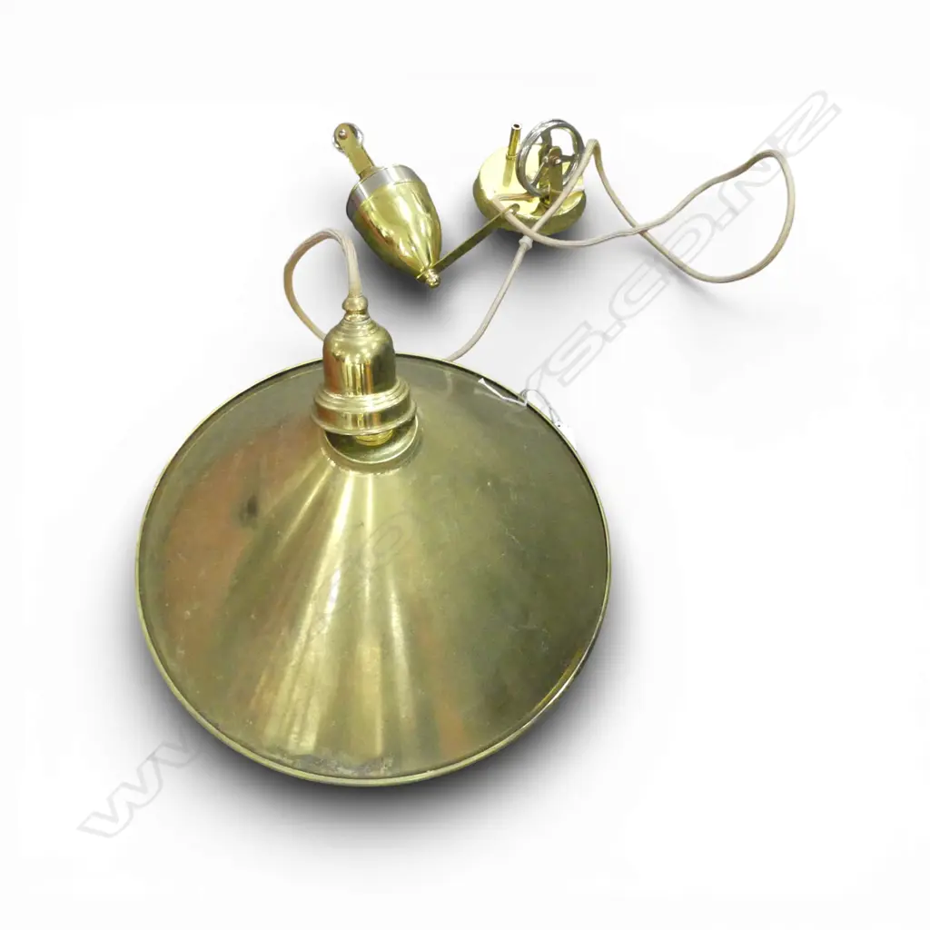 BRASS PENDANT LIGHT  Image 1++