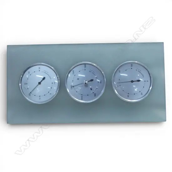 WALL HANGING BAROMETER, THERMOMETER & HYDROMETER 