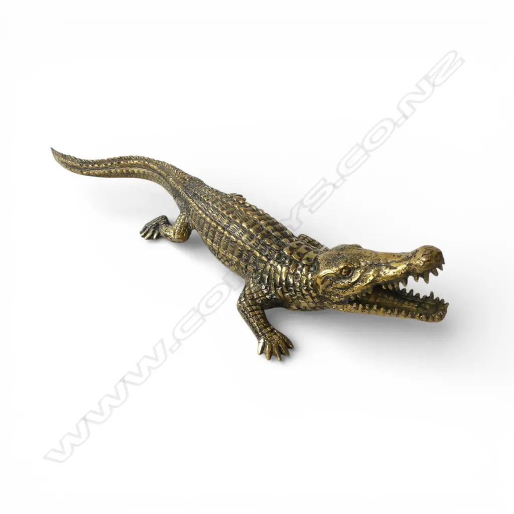 BRASS CROCODILE L.465mm Image 1++