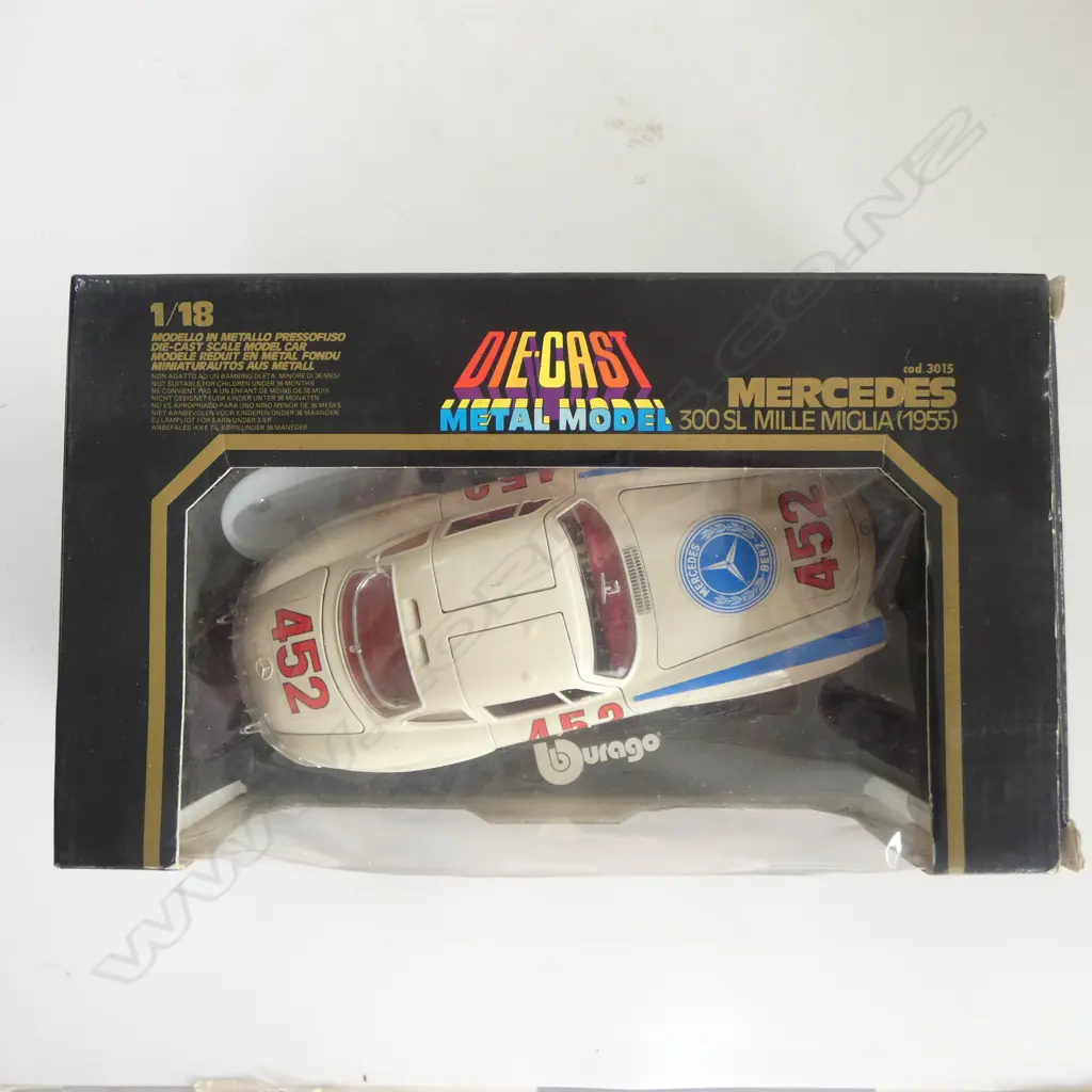 3 BOXED BBURAGO DIE-CAST MODELS Image 1++