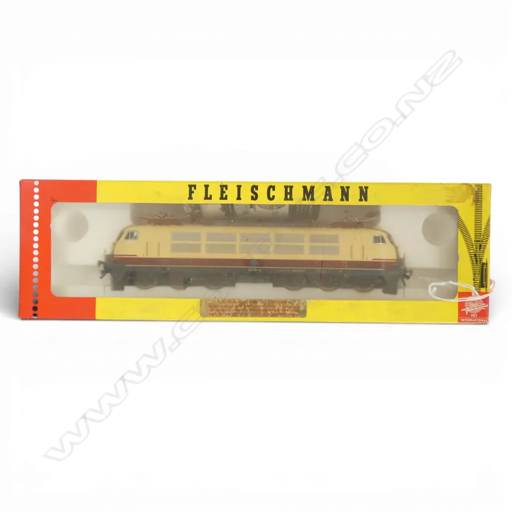 BOXED FLEISCHMANN HO DB ELECTRIC LOCOMOTIVE ELOK SERIES 4375 103 118-6 Image 1++