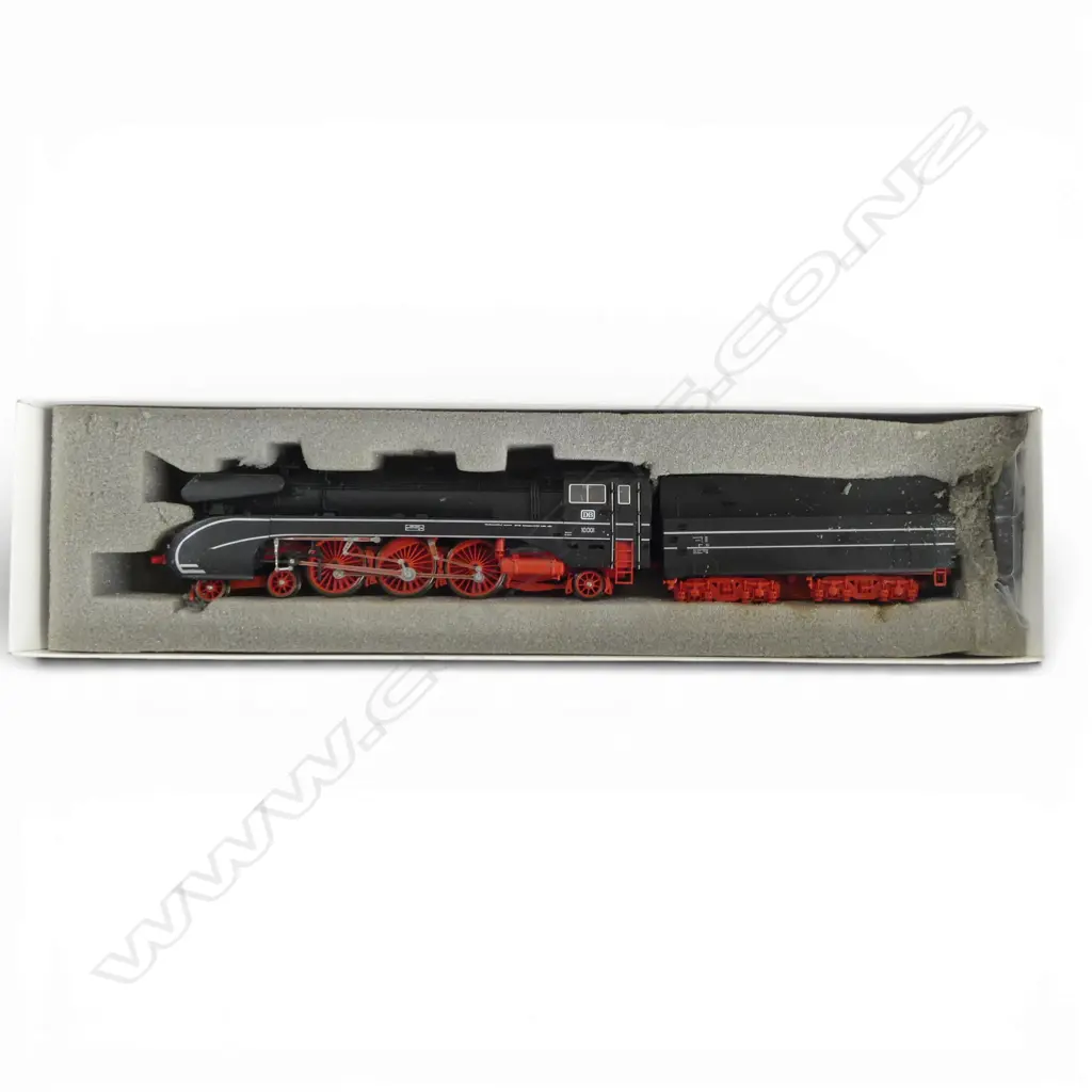 BOXED RIVAROSSI HO 1339 BR 10-001 BUNDESBAHN LOCOMOTIVE & TENDER original packaging degraded Image 1++