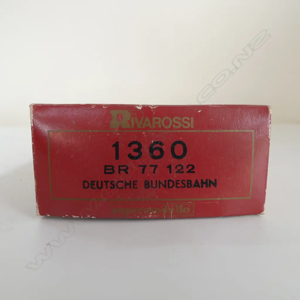 BOXED RIVAROSSI 77122 DB 1360 LOCOMOTIVE ENGINE with manual etc, original packaging degraded Image 1++