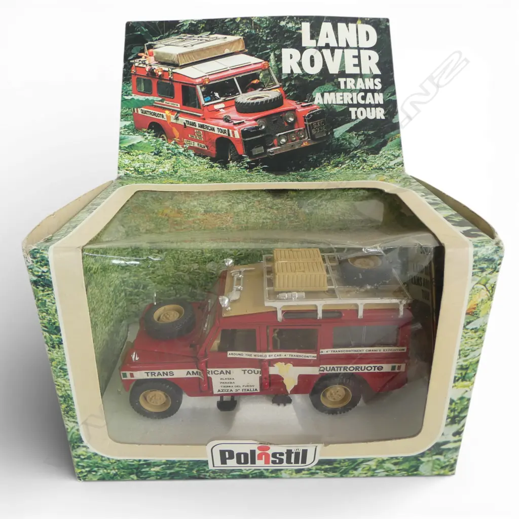 POLISTIL BOXED LAND ROVER TRANS AMERICAN TOUR  Image 1++