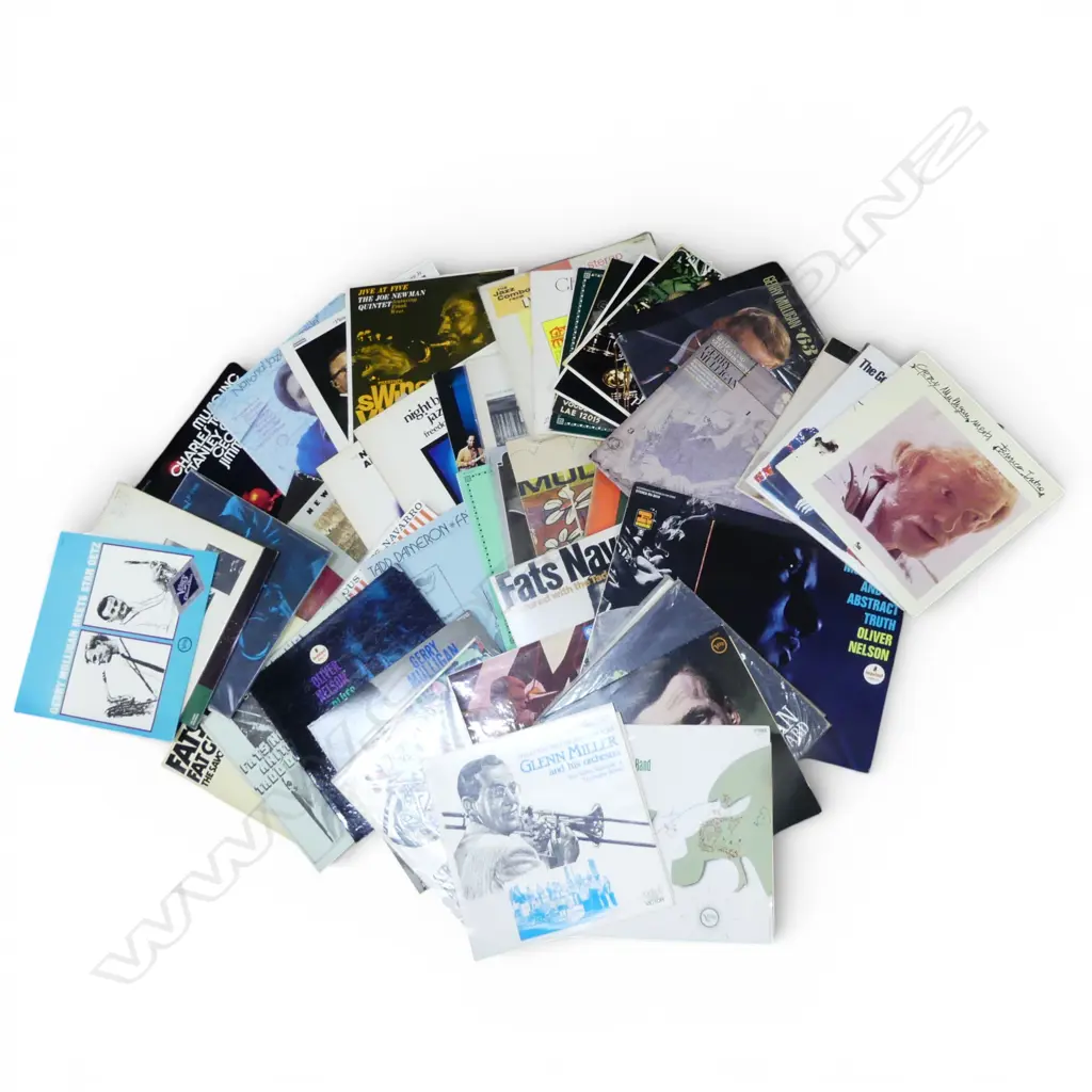 ASST. JAZZ LPs Incl. MATHEW PAT, GLENN MILLER, CHARLIE MINGUS etc Provenance: Ex Collection Wellington Choy Image 1++
