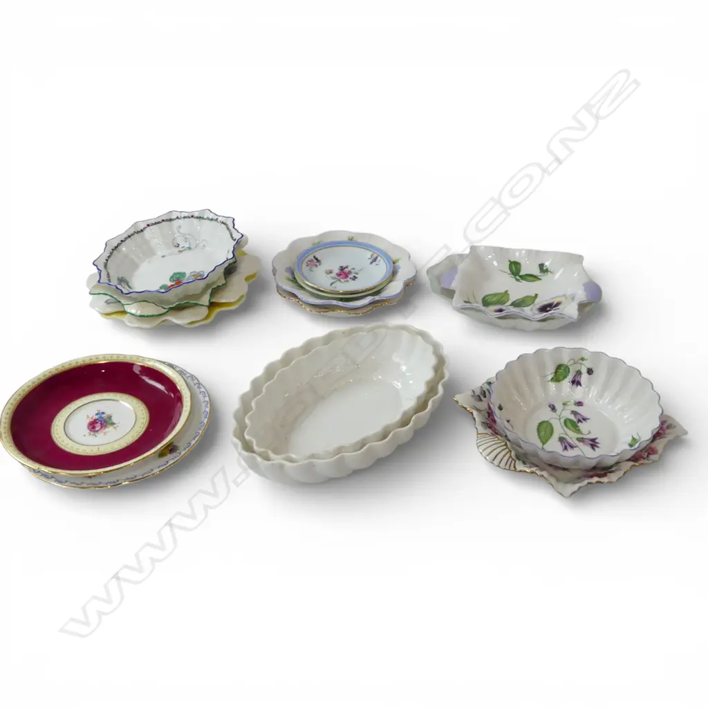 16 SHELLEY CHINA FLORAL DISHES Image 1++