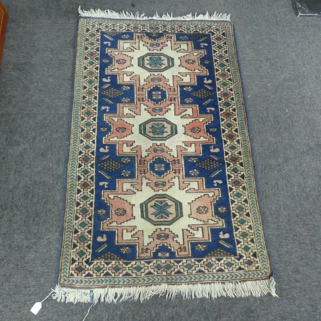 KAZAK ALL WOOL RUG 1240x780mm Image 1++