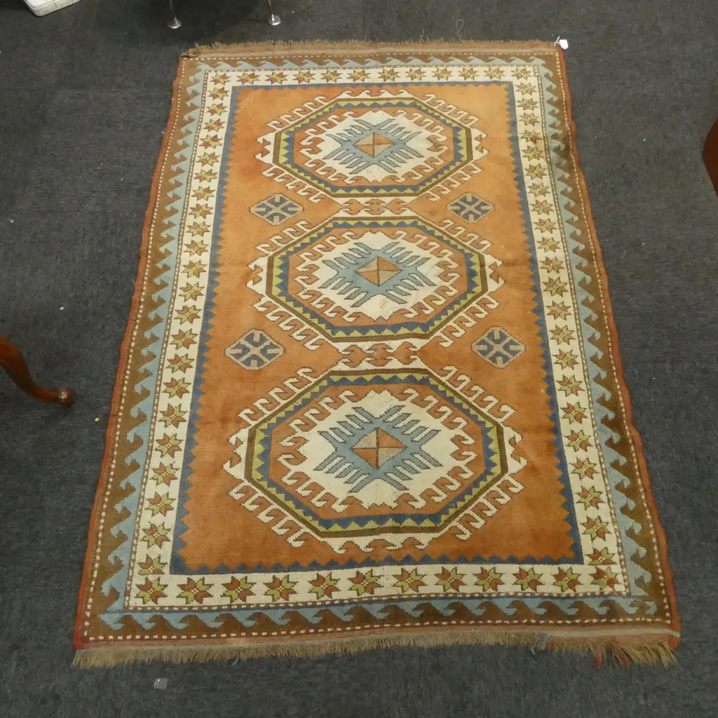KAZAK ALL WOOL RUG 1800x1240mm Image 1++
