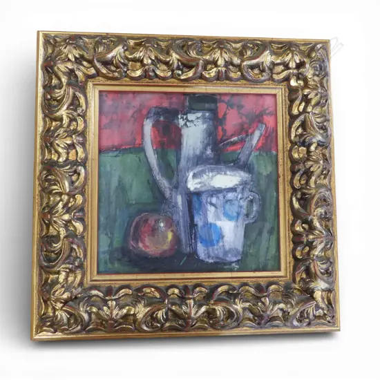 STILL LIFE, MIXED MEDIA ON BOARD 280x280mm