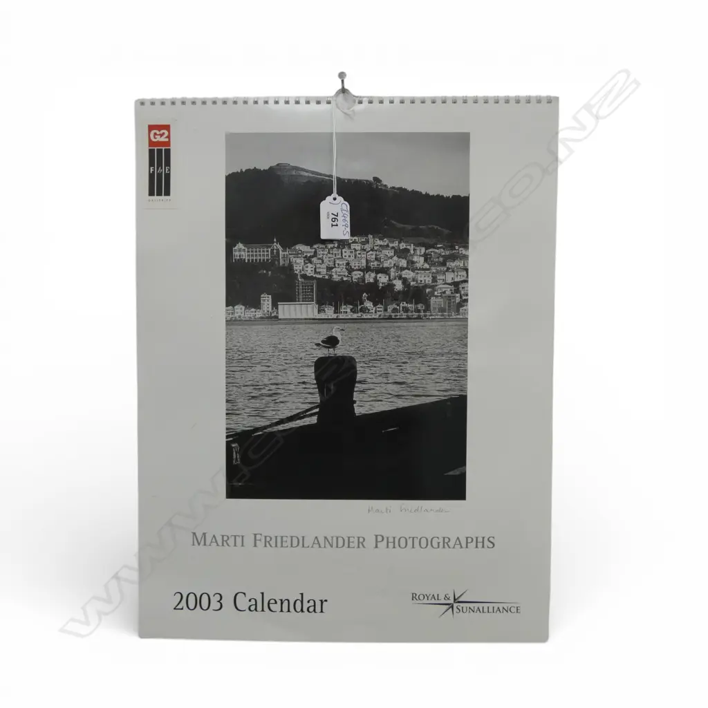 2003 CALENDAR by MARTI FRIEDLANDER PHOTOGRAPHS OF NEW ZEALAND Image 1++