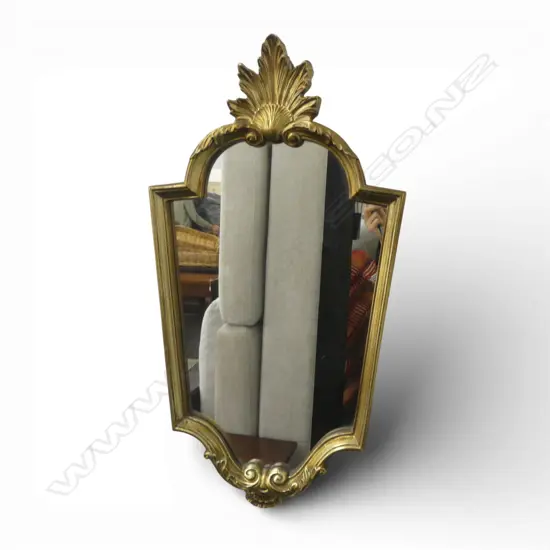 GILT FRAMED MIRROR 770x410mm