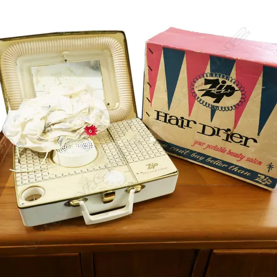 VINTAGE BOXED ZIP HAIR DRIER 