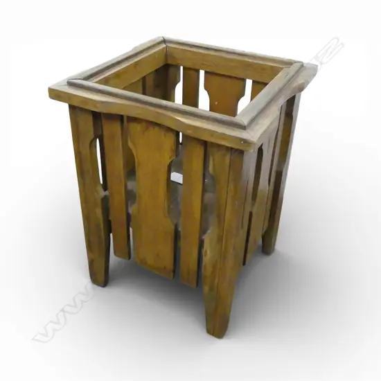 WOODEN POT PLANT HOLDER 340x340x430mm
