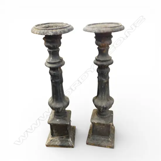 PR CAST IRON CANDLESTICKS H.350mm