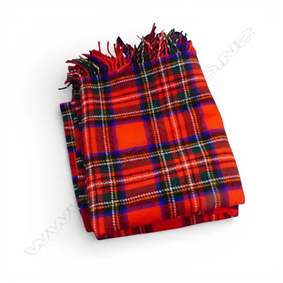 'MONTY' WOOL RUG, ROYAL STEWART TARTAN