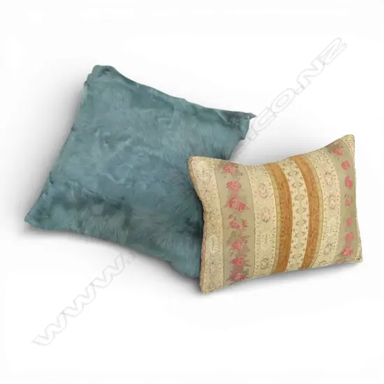 2 CUSHIONS one French country