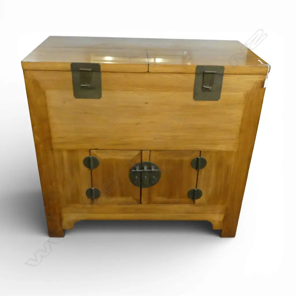 ANTIQUE CHINESE ELM MONEY CHEST 1000x500x945mm Image 1++