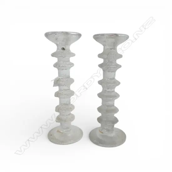 PR IITTALA FINLAND FESTIVO CANDLESTICKS H.240mm