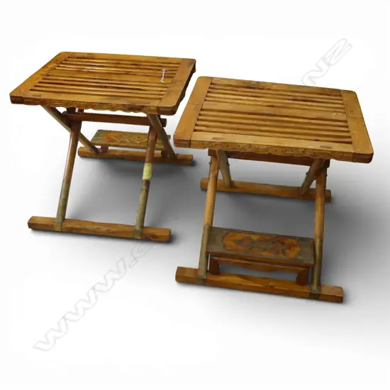 PR CHINESE HARDWOOD FOLDING STOOLS 555x485x485mm
