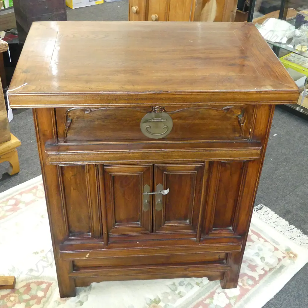 ANTIQUE CHINESE CYPRESS CABINET 800x530x905mm Image 1++