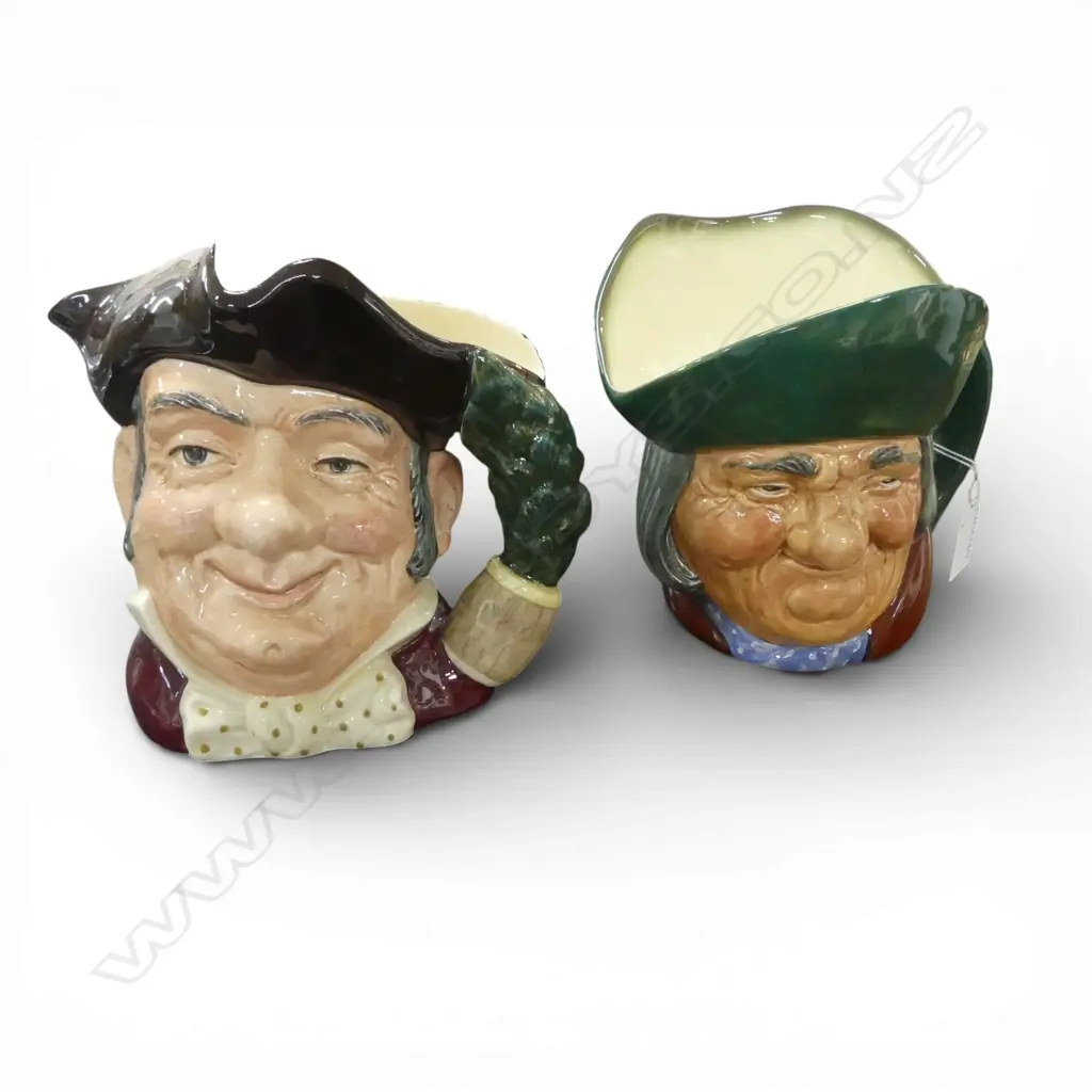2 ROYAL DOULTON CHARACTER JUGS; MINE HOST & TOBY PHILPOTS H.170mm Image 1++