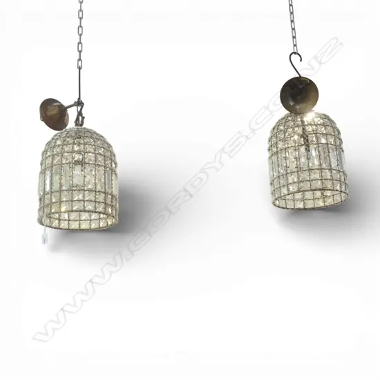 PR CRYSTAL DROP PENDANT LIGHTS H.560mm