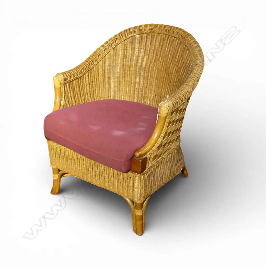 WOVEN CANE ARMCHAIR H.830mm Image 1++
