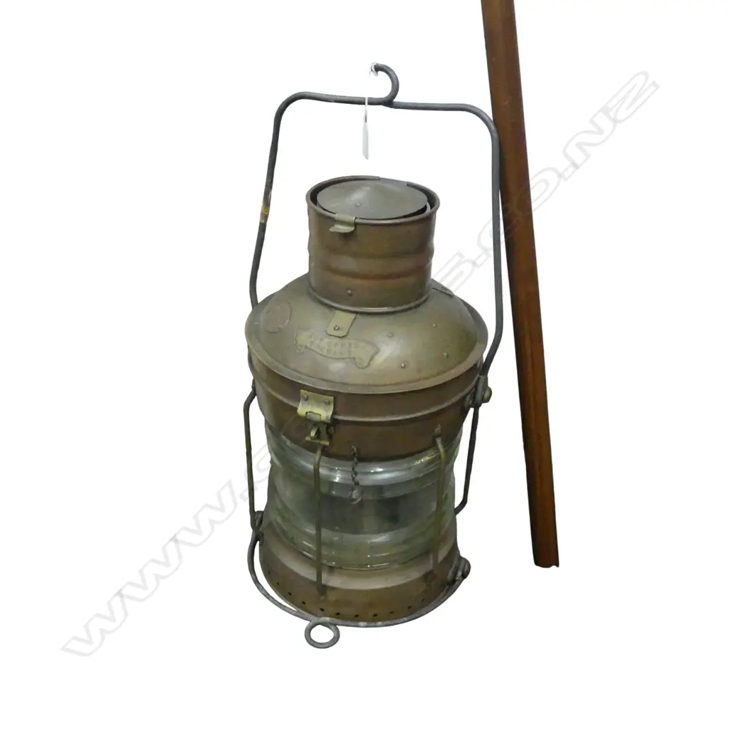 SHIPS LANTERN, M. P. GALLOWAY LTD. LEITH H.510mm Image 1++