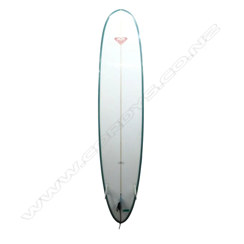 ROXY LONGBOARD SURBOARD 9'1 x 22 3/4 x 2 7/8 68.7L w. future 6 fins, in bag Image 1++