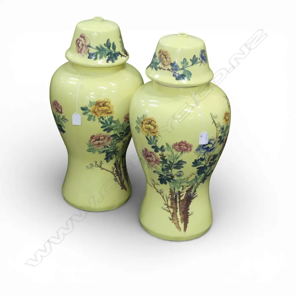 2 LARGE ORIENTAL LAMP BASES H.560mm Image 1++