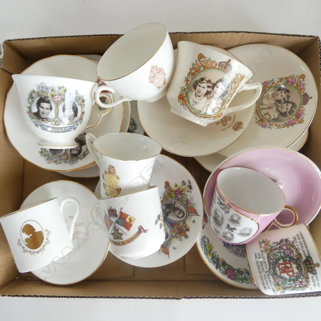 BOX OF 8 CSS & CSPS VINTAGE CORONATION  MONOGRAMS Image 1++