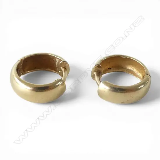 PR 9CT HOOP EARRINGS 2.1gms FAULTS
