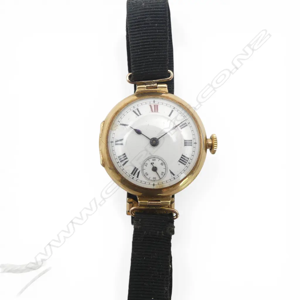 14CT GOLD ANTIQUE LADIES WRIST WATCH, 18.9gms Image 1++