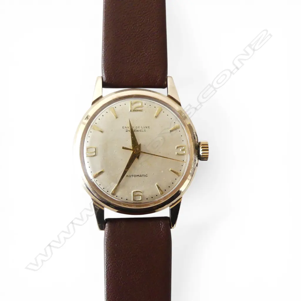 GENTS GP ENVOY DE LUX AUTOMATIC WRIST WATCH c.1960, RUNNING Image 1++
