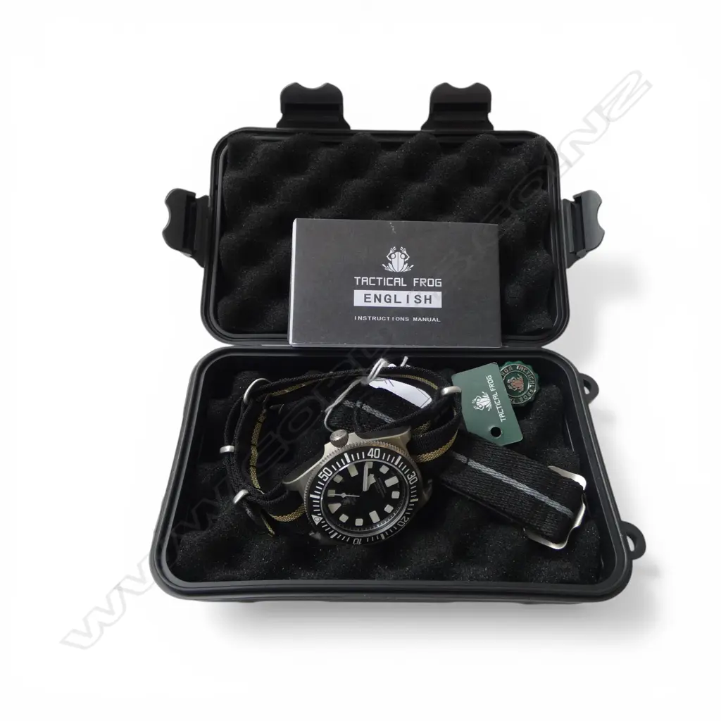 TACTICAL FROG AUTOMATIC WRIST WATCH, BOXED & RUNNING Image 1++