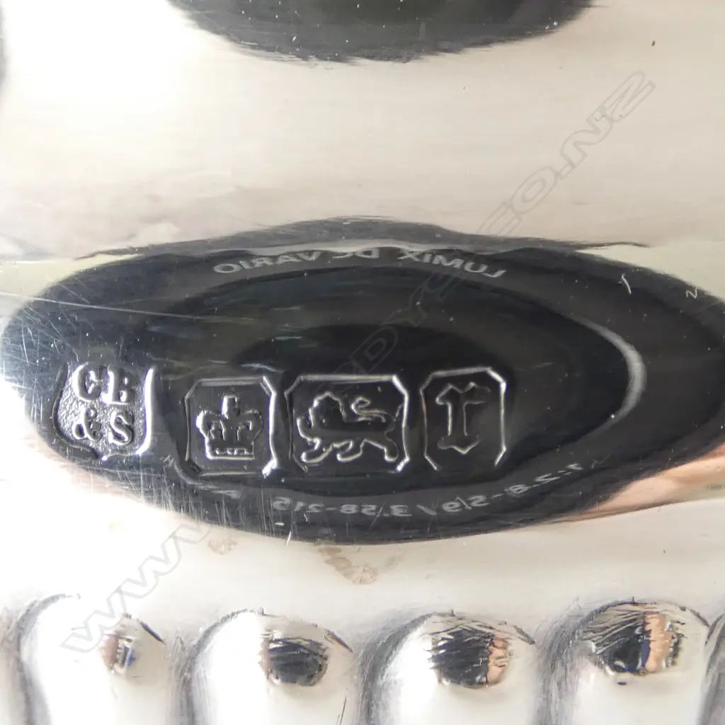 S/SILVER TEAPOT BY COOPER BROS 1909  854GMS Image 1++