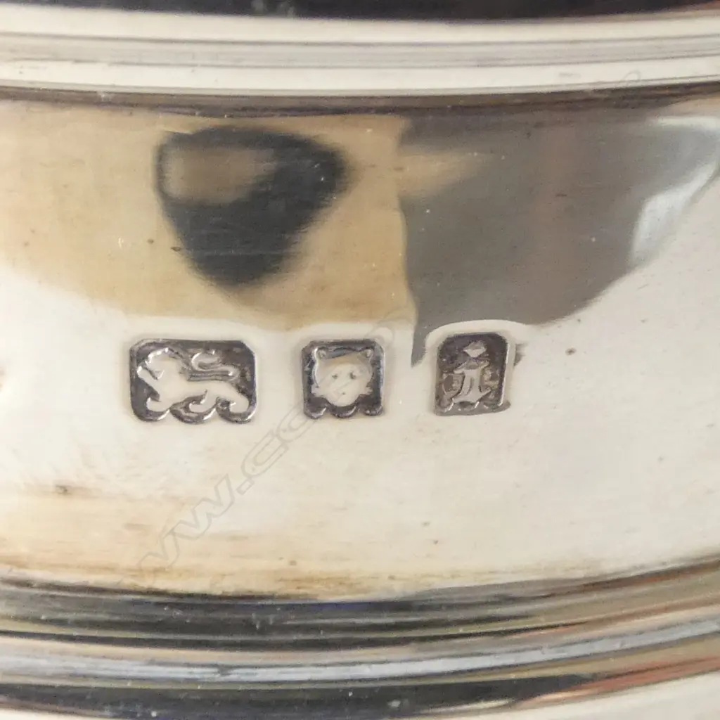 STG SILVER BOWL & SPOON, LONDON 1924, 270gms BOXED Image 1++