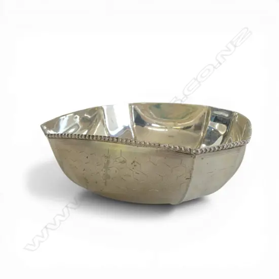 SILVER BOWL? MARKED INTERIOR DIA 140 113GMS