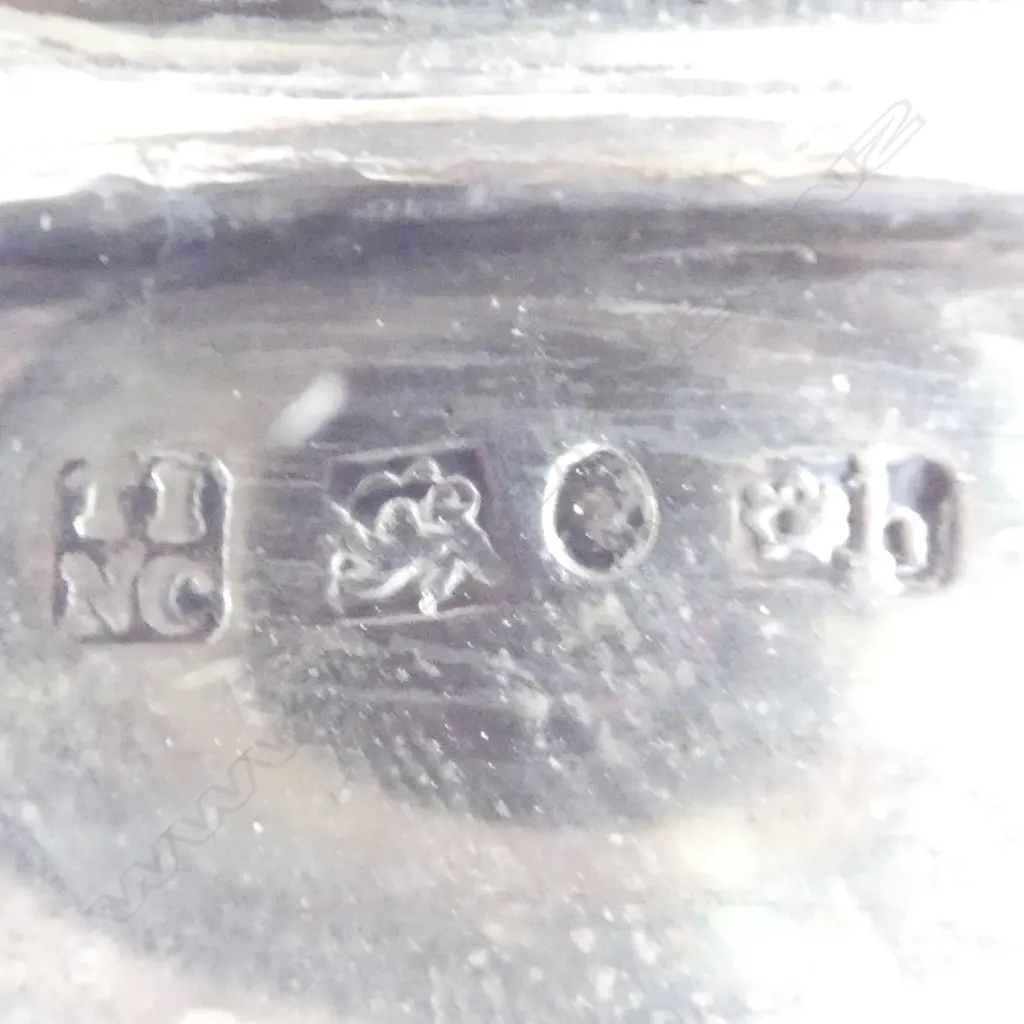 LIKELY LATE GEORGIAN STG SILVER BOWL, HALLMARKS RUBBED, POSSIBLY LONDON, 529gms Image 1++