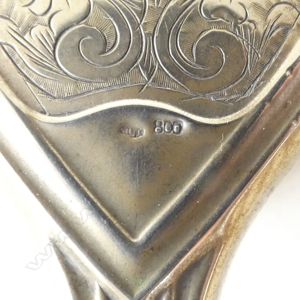 800 CONT SILVER 4PC DRESSINGTABLE SET Image 1++