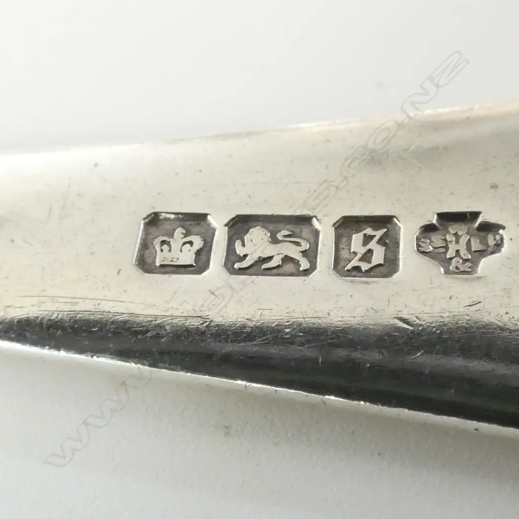 4 S/SILVER LARGE SERVING SPOONS SHEFFIELD 1910 296GMS Image 1++