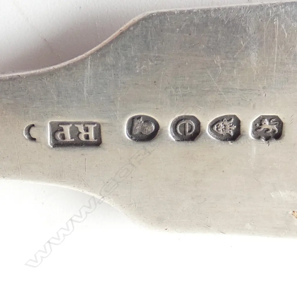 STG SILVER LADLE, LONDON 1820 L.340mm, 258gms Image 1++