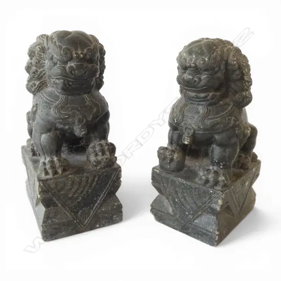 PR STONE TEMPLE DOGS H.180mm