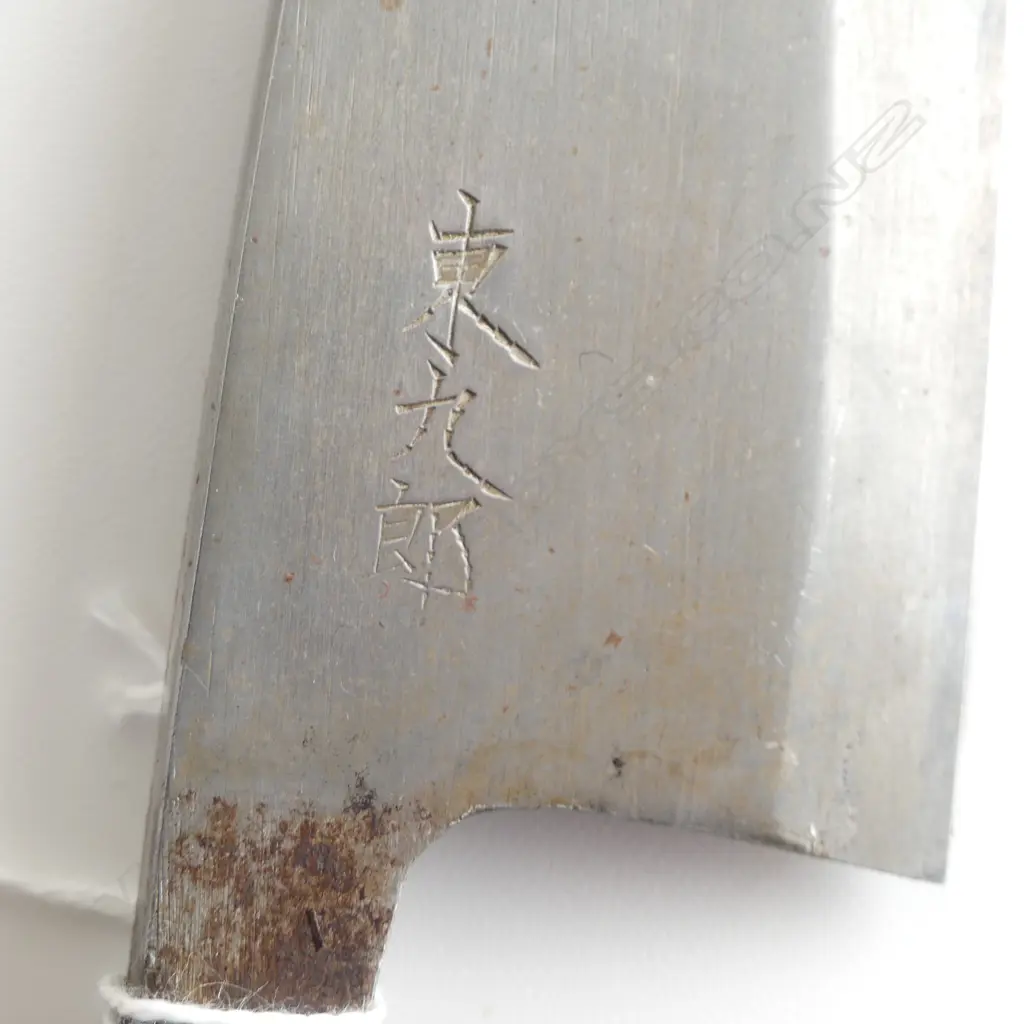 VINTAGE JAPANESE DEBA KNIFE L.265mm Image 1++