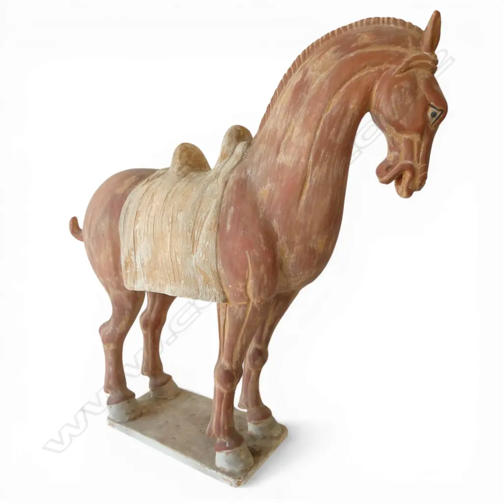 ORIENTAL TERRACOTTA HORSE H.500mm Image 1++