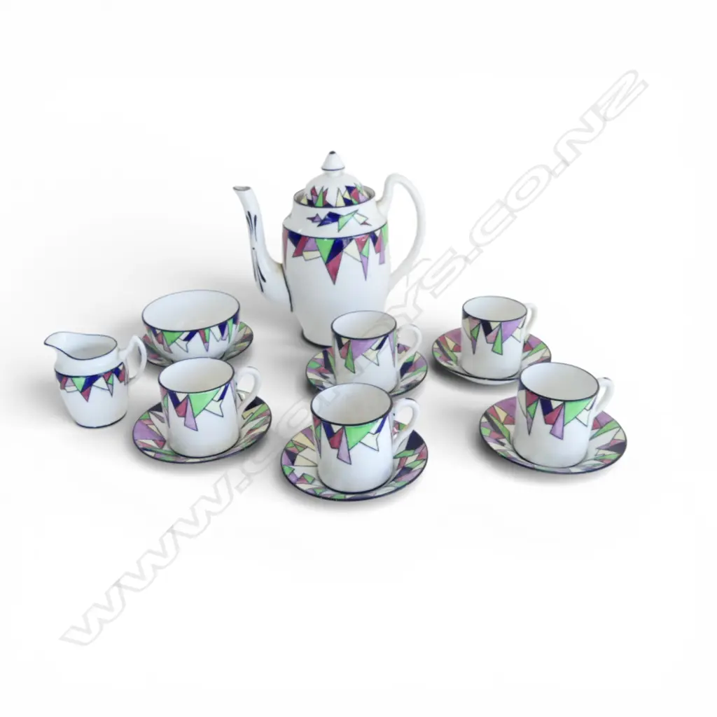 14 PCE DECO DEMITASSE SET Image 1++