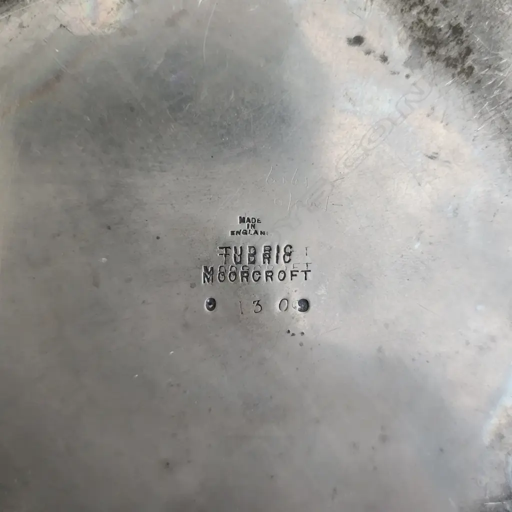 WILLIAM MOORCROFT POMEGRANATE BOWL, BASE STAMPED TUDRIC 200 x 100 mm Image 1++